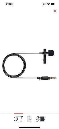 Микрофон Shure Motiv MVL/A черный Алматы