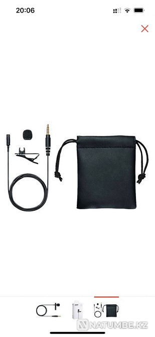 Микрофон Shure Motiv MVL/A черный Алматы - изображение 1