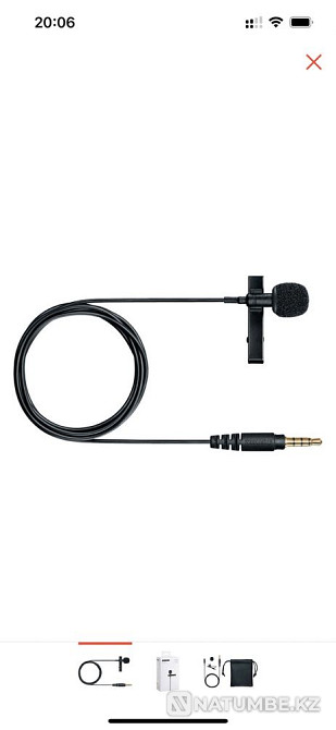 Микрофон Shure Motiv MVL/A черный Алматы - изображение 2