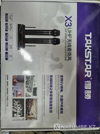2-channel radio system with 2 dynamic microphones TAKSTAR X3 Almaty - photo 3