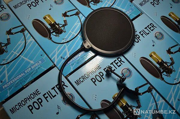 Universal pop filter for condenser. microphones - BM-800 - F100 - F200 Almaty - photo 4