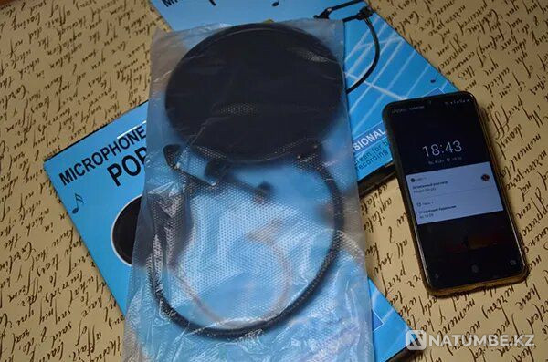Universal pop filter for condenser. microphones - BM-800 - F100 - F200 Almaty - photo 3