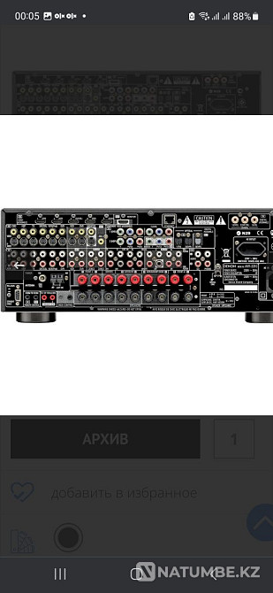 DENON AVR -3310 с мощностью 120 вт Алматы - изображение 2