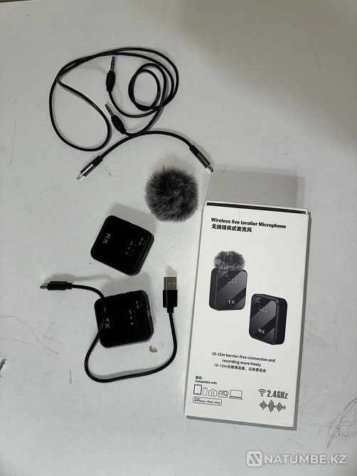 Петличные микрофоны HEBIKUO CMX4 Алматы - изображение 1