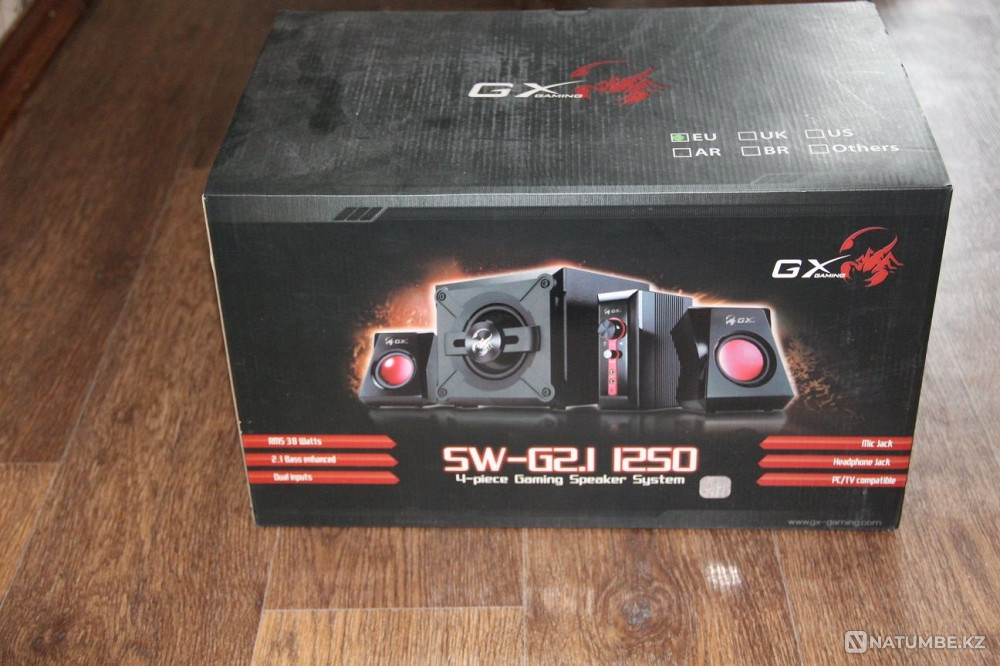 Акустика для ПК Genius SW-G2-11250 в упаковке Алматы - изображение 2