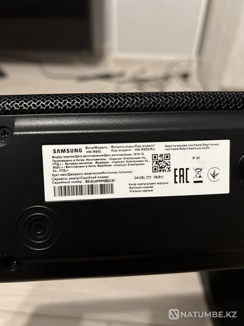 Беспроводной Саундбар Samsung HW-R650 Алматы - изображение 6