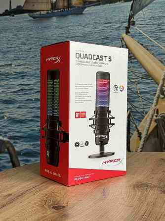 Игровой микрофон HyperX Quadcast S Алматы
