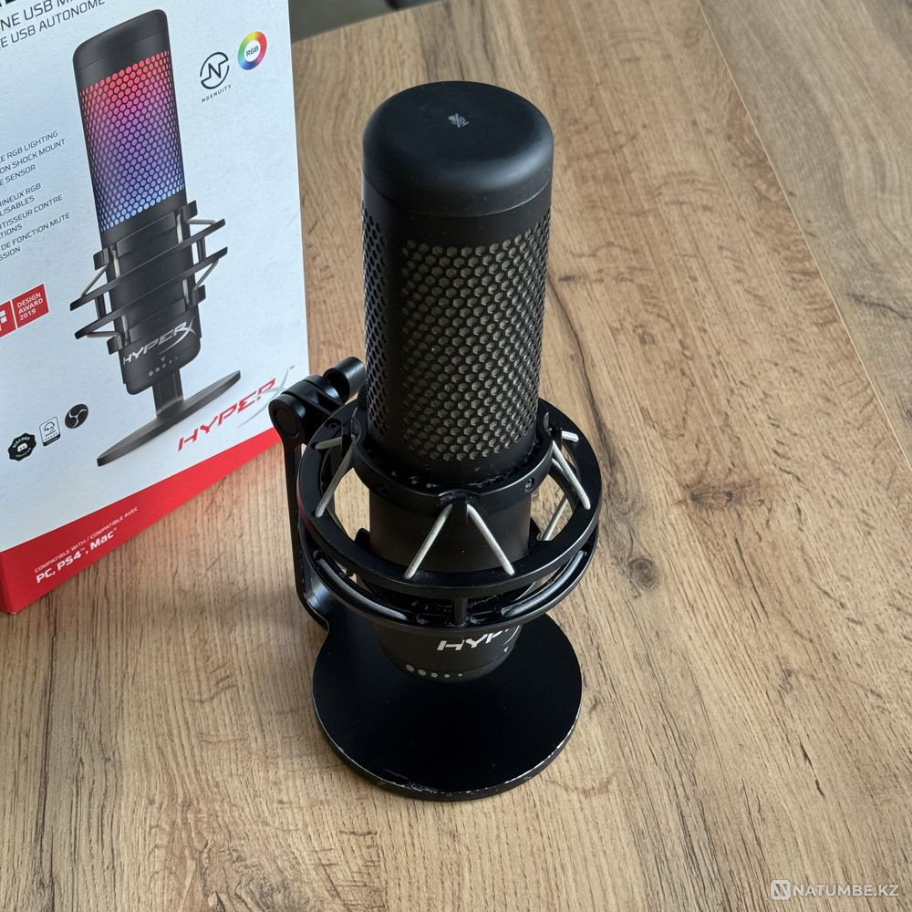 Игровой микрофон HyperX Quadcast S Алматы - изображение 2