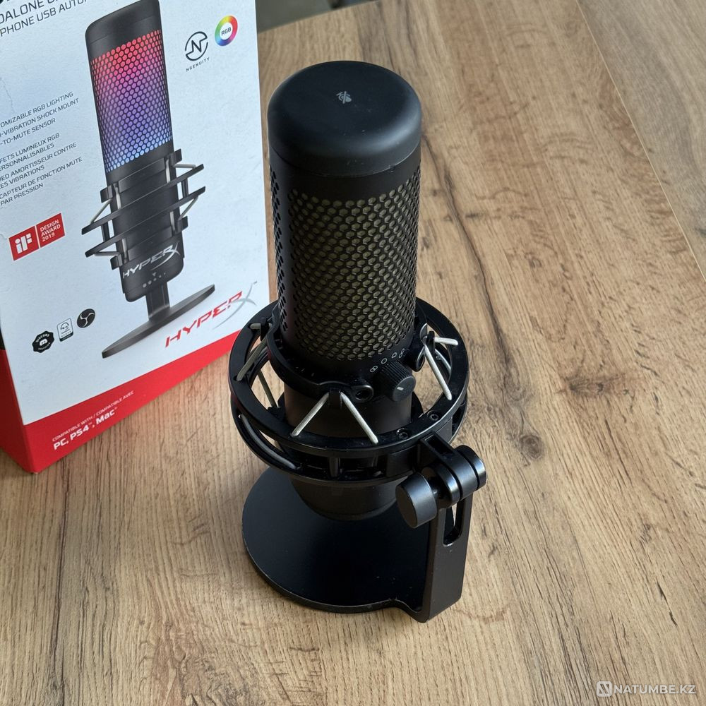 Игровой микрофон HyperX Quadcast S Алматы - изображение 3