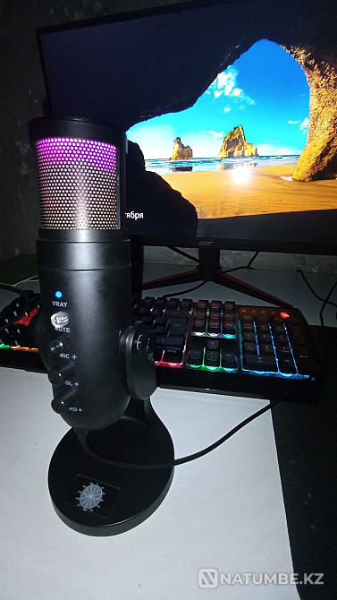 СРОЧНО качественный rgb микрофон Алматы - изображение 5