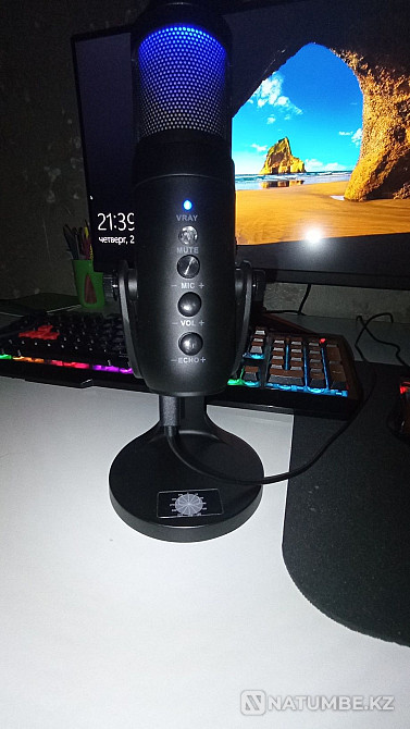 СРОЧНО качественный rgb микрофон Алматы - изображение 6