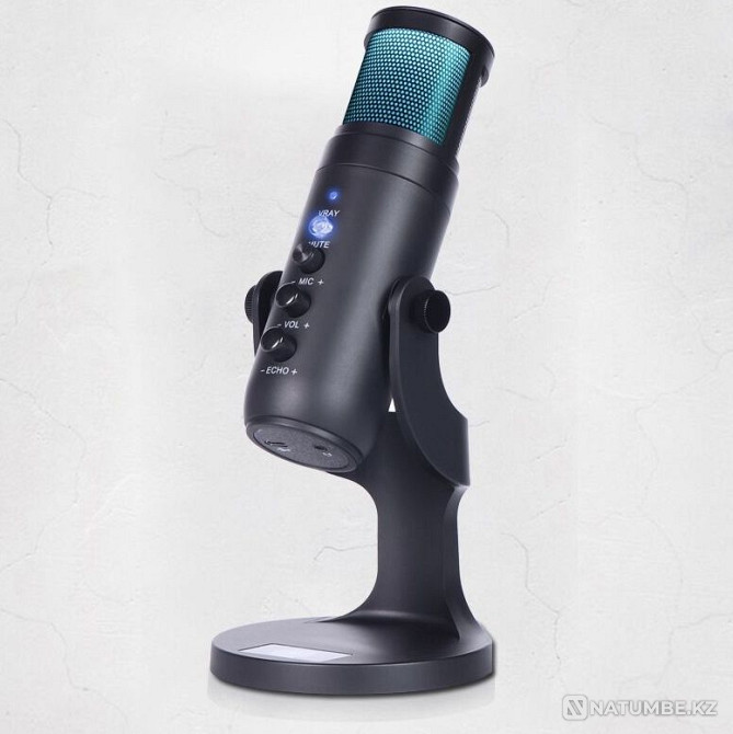 Микрофон для пк с подсветкой Микрофон RGB Алматы - изображение 4