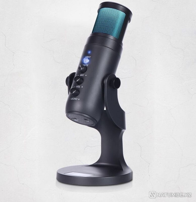 Микрофон с RGB подсветкой Микрофон Алматы - изображение 4