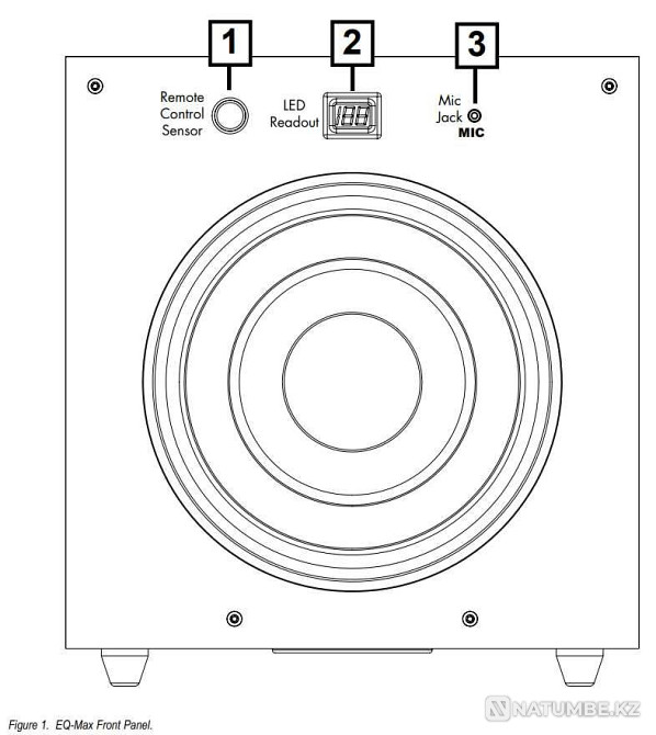 Қашықтан басқару пульті және микрофоны бар Velodyne EQ-Max 8 белсенді сабвуфер  Алматы - изображение 3