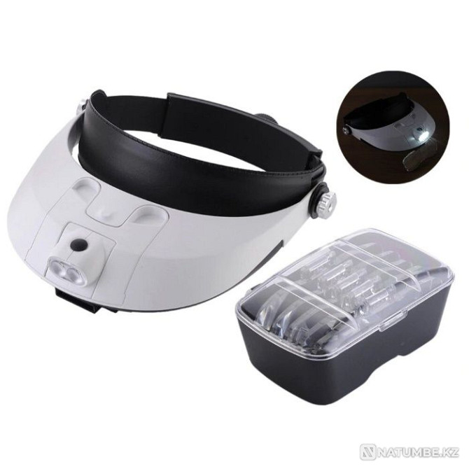 Illuminated head magnifier MG81001-G Almaty - photo 3