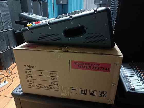 Активный Микшерный пульт PRO Audio 806D 2x650W на канал Алматы