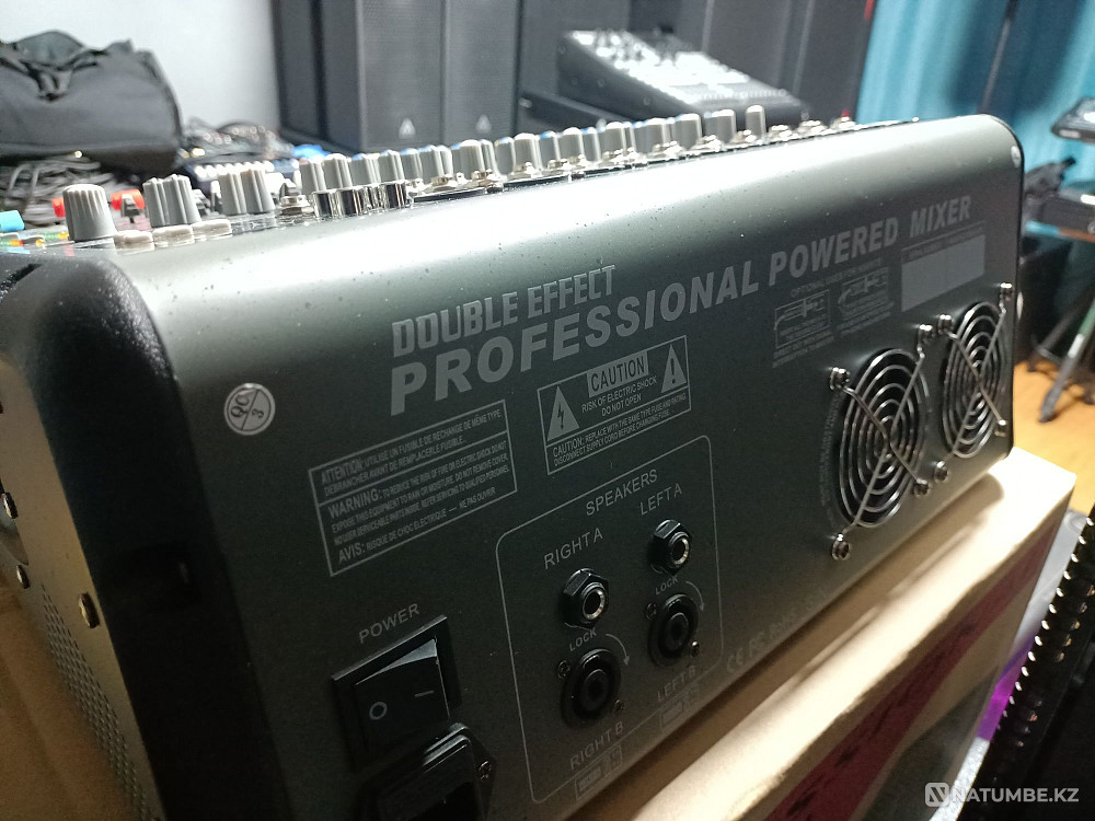 Активный Микшерный пульт PRO Audio 806D 2x650W на канал Алматы - изображение 3