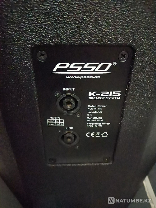 Musical equipment; Columns; PSSO k-215/ SUB k-102 made in Germany Almaty - photo 6