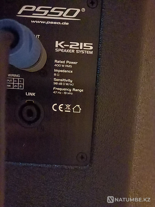 Musical equipment; Columns; PSSO k-215/ SUB k-102 made in Germany Almaty - photo 5