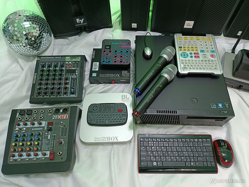 Karaoke systems and turnkey sound. Musical equipment; speakers Almaty - photo 4