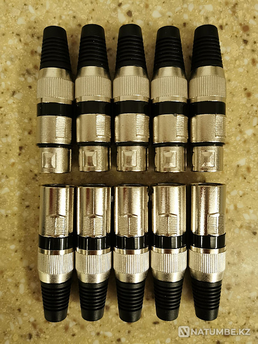 Продаётся новые XLR разъёмы Omnitronic (канон) Алматы - изображение 1