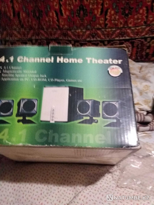 Продам новый Саб буфер 4.1 Channel Home Theater 1100 W с колонками. Алматы - изображение 3