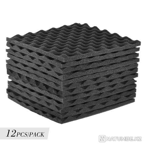 Acoustic foam rubber wedge-shaped pyramid Almaty - photo 3