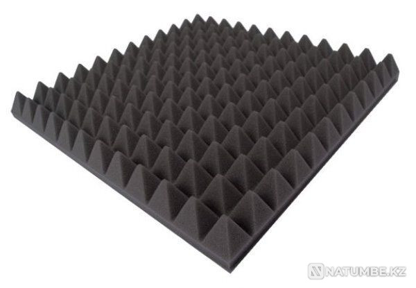 Acoustic foam rubber wedge-shaped pyramid Almaty - photo 4