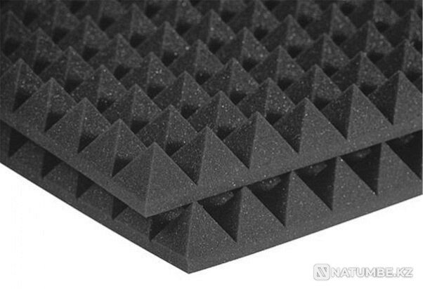 Acoustic foam rubber wedge-shaped pyramid Almaty - photo 5
