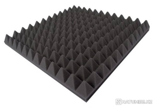 Acoustic foam rubber wedge-shaped pyramid Almaty - photo 6