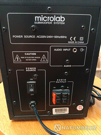 Microlab subwoofer with speakers Almaty - photo 4