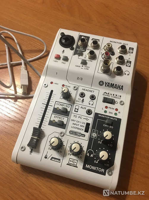 Yamaha ag03 usb микшер Алматы - изображение 2