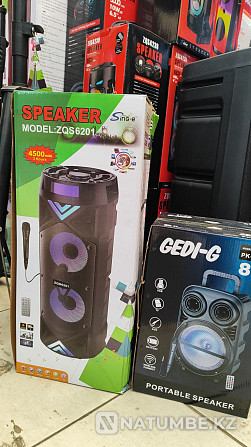 Speakers column music microphone buy new Almaty - photo 1