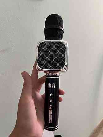 Микрофон колонка два в одном Almaty