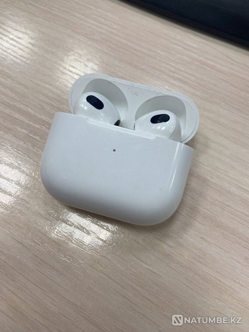 Наушники Apple AirPods 3 белый Алматы - изображение 1