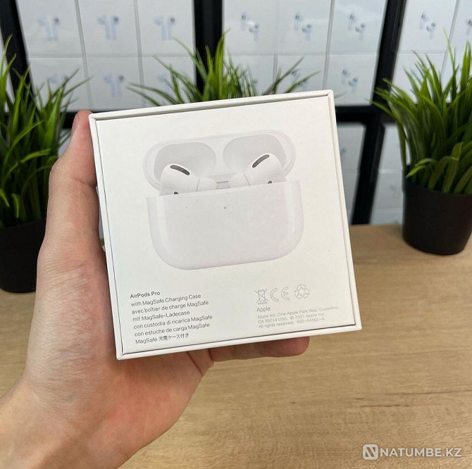 AirPods Pro Lux Premium 1:1 + корпус ҳамчун тӯҳфа. Гӯшмонакҳои бесим Алматы - photo 7