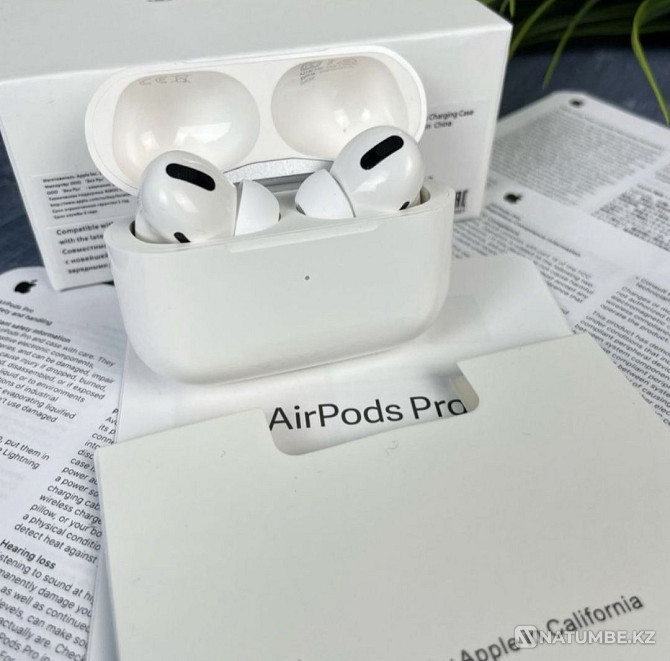 AirPods Pro Lux Premium 1:1 + корпус ҳамчун тӯҳфа. Гӯшмонакҳои бесим Алматы - photo 8