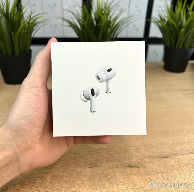 AirPods Pro 2 Lux Premium 1:1 + корпус ҳамчун тӯҳфа. Гӯшмонакҳои бесим Алматы - photo 6