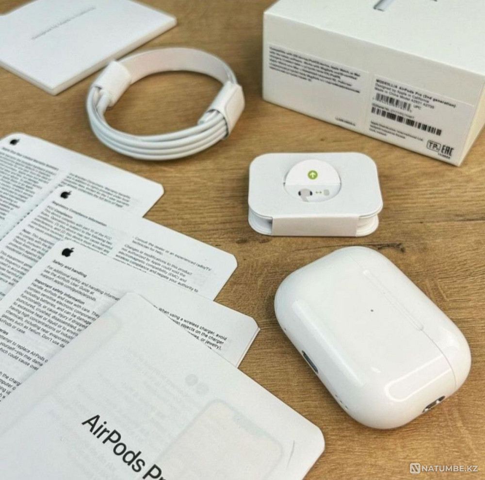 AirPods Pro 2 Lux Premium 1:1 + чехол в подарок. Наушники беспроводные Алматы - изображение 8