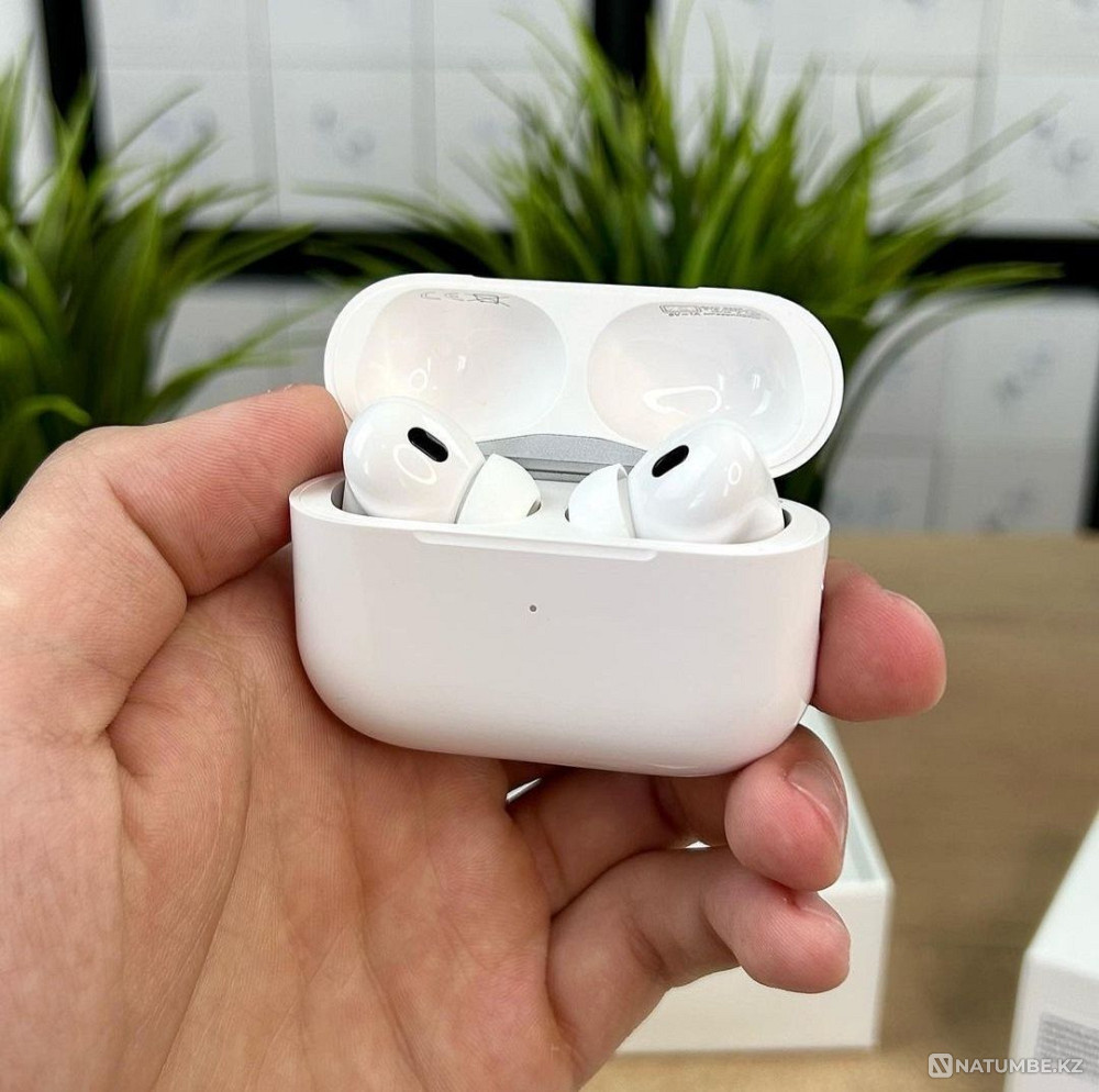 AirPods Pro 2 Lux Premium 1:1 + чехол в подарок. Наушники беспроводные Алматы - изображение 2