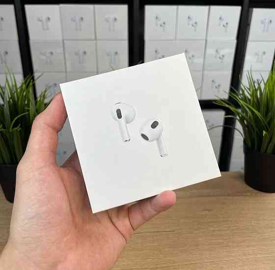 AirPods 3 Lux Premium 1:1 + чехол в подарок. Наушники беспроводные Алматы