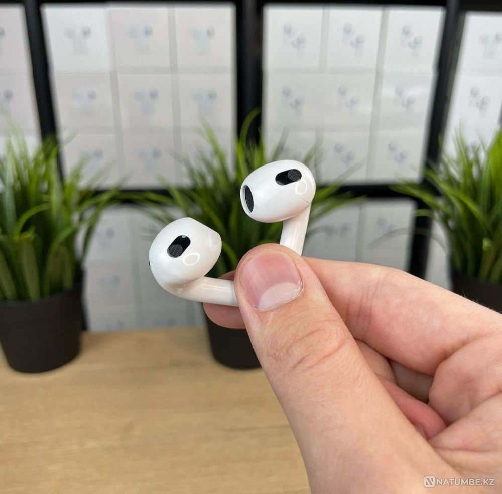 AirPods 3 Lux Premium 1:1 + чехол в подарок. Наушники беспроводные Алматы - изображение 5