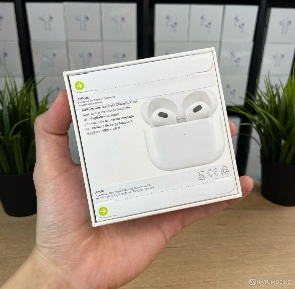 AirPods 3 Lux Premium 1:1 + чехол в подарок. Наушники беспроводные Алматы - изображение 7