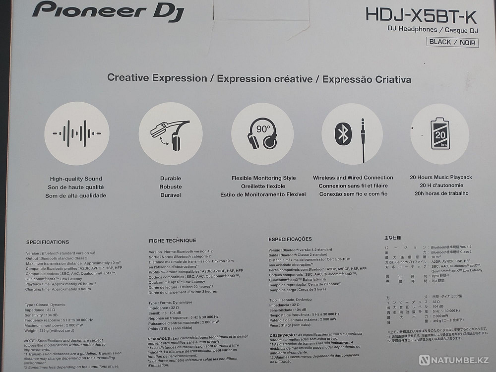 Pioneer Dj HDJ-X5BT-K Алматы - изображение 3