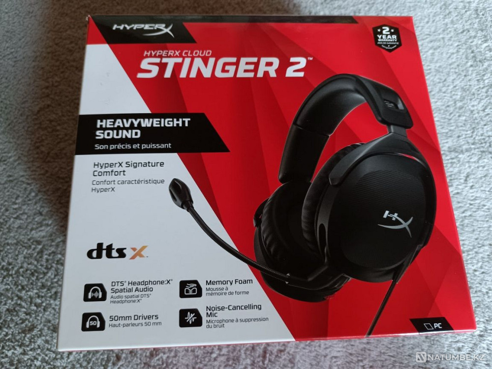 Наушники Hyperx cloud stinger 2 Алматы - изображение 1