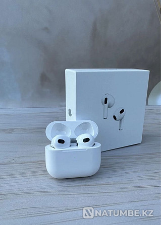 Airpods; AirPods; Құлаққап; Сымсыз құлаққап  Алматы - изображение 3