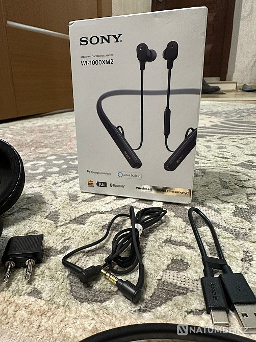 SONY WI-1000XM2 Black Алматы - изображение 2