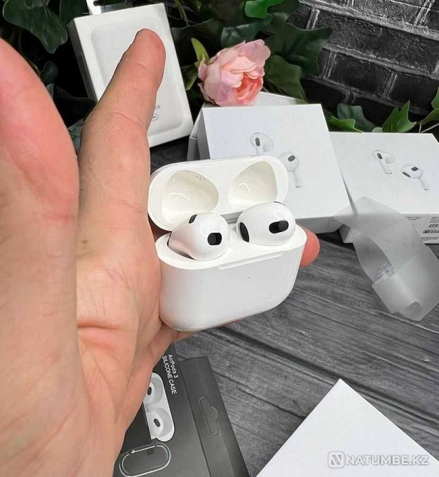 ? AirPods 3 + ПОДАРОК / Эирподс 3 Алматы - изображение 2