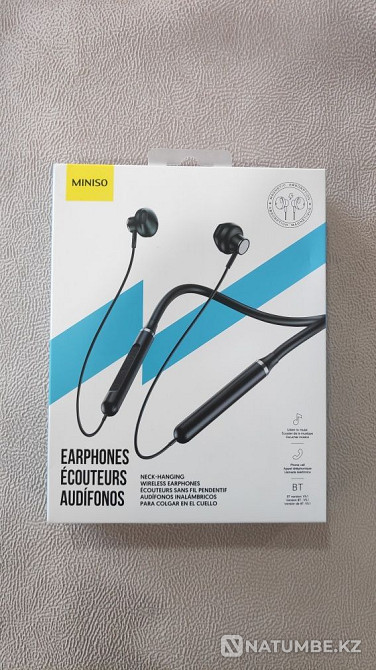 Наушники беспроводные с ободком Miniso Алматы - изображение 1