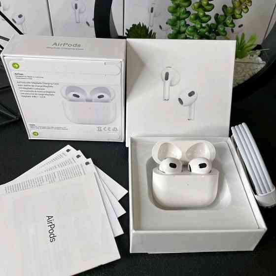 AirPods 3 lux беспроводные наушники новые Алматы